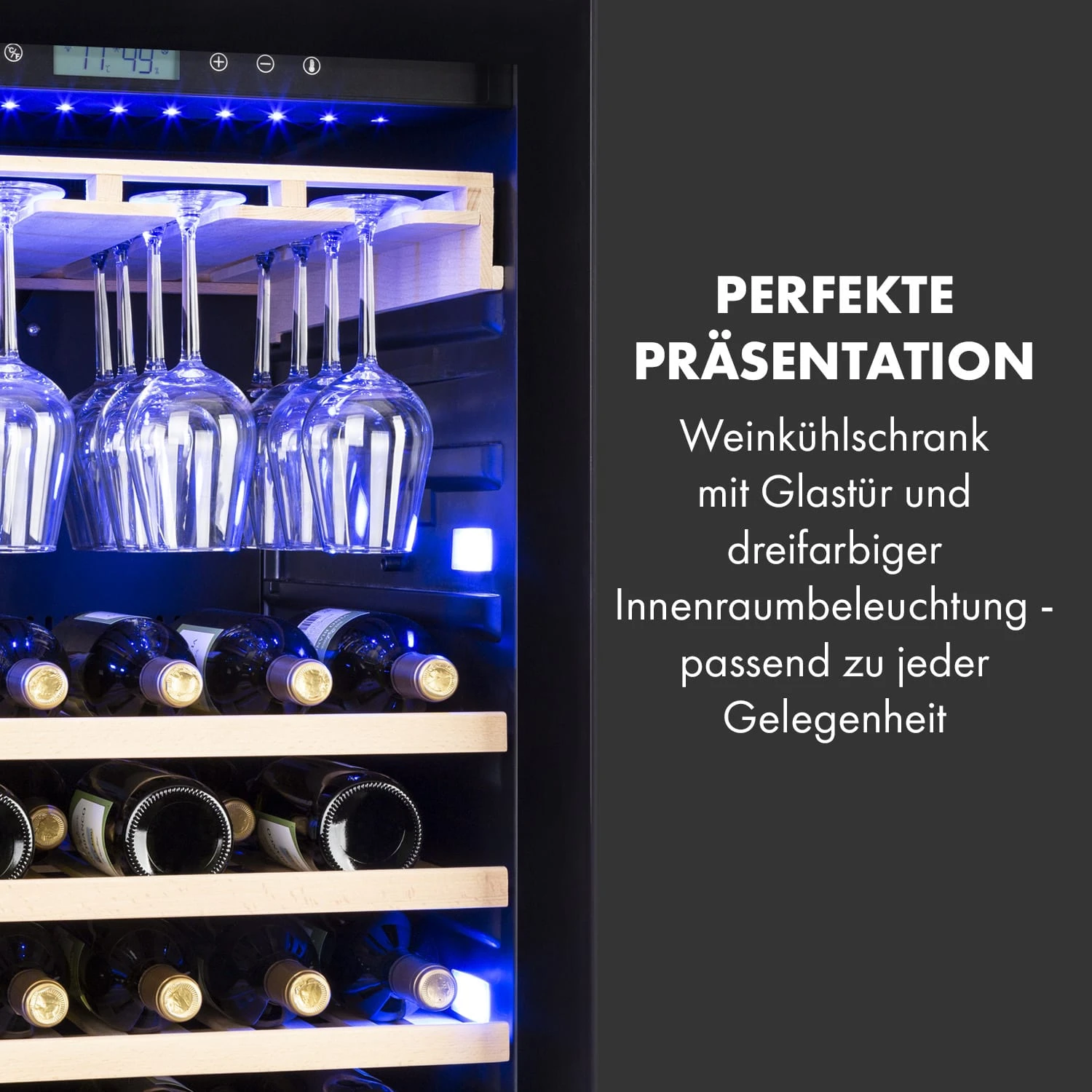 Vinovilla Grande 165 Built-in Uno Onyx Weinkühlschrank 433 Ltr 165 Fl. 8 Vinovilla Grande 165 Built-in Uno Onyx Weinkühlschrank 433 Ltr 165 Fl. – Bild 6