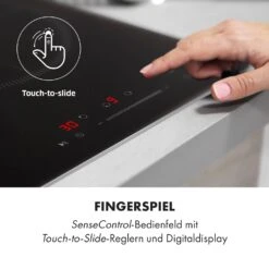 Delicatessa 3 Induktionskochfeld 3 Zonen 5800W Glaskeramik Schwarz -Optimal Küchengeräte Geschäft 10034193 de 0005 logo