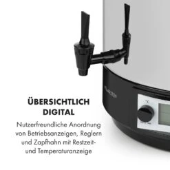 KonfiStar 40 Digital Einkocher Getränkespender 2500W 40L 100°C 180min -Optimal Küchengeräte Geschäft 10034239 de 0006 logo