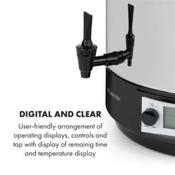 KonfiStar 60 Digital Einkocher Getränkespender 2500W 60L 100°C 180min 14 KonfiStar 60 Digital Einkocher Getränkespender 2500W 60L 100°C 180min -Optimal Küchengeräte Geschäft 10034241 yy 0006 logo Digital Food Preserver 60L