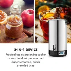 KonfiStar 60 Digital Einkocher Getränkespender 2500W 60L 100°C 180min 15 KonfiStar 60 Digital Einkocher Getränkespender 2500W 60L 100°C 180min -Optimal Küchengeräte Geschäft 10034241 yy 0007 logo Digital Food Preserver 60L