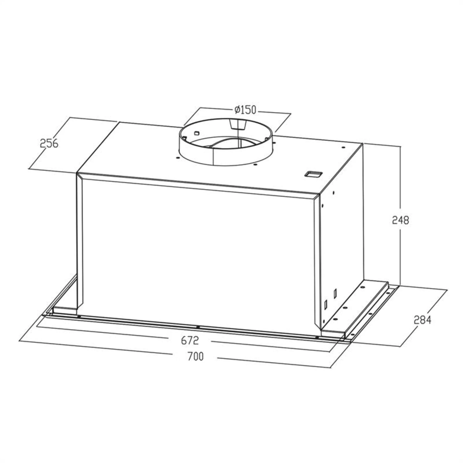 Simplica Dunstabzugshaube Einbau 70cm Abluft: 400 M³/h LED Edelstahl 10 Simplica Dunstabzugshaube Einbau 70cm Abluft: 400 M³/h LED Edelstahl – Bild 8