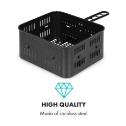 AeroVital Cube Chef Heißluftfritteuse Frittierkorb Zubehör Edelstahl -Optimal Küchengeräte Geschäft 10034407 yy 0004 logo Klarstein AeroVital Cube Chef Frittierkorb