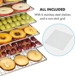 Flavour Dry Dörrautomat Temperatur: 35 - 75 °C Digitaler Thermostat -Optimal Küchengeräte Geschäft 10034423 yy 0005 logo Klarstein Flavour Dry Doerrautomat schwarz