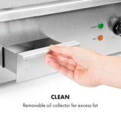 Grillmeile 3000G Elektrogrill 3000W Grillplatte 54,5x35cm Glatt 15 Grillmeile 3000G Elektrogrill 3000W Grillplatte 54,5x35cm Glatt -Optimal Küchengeräte Geschäft 10034447 yy 0007 logo Klarstein Grillmeile 3000G Pro Elektrogrill glatt