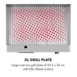 Grillmeile 3000R Elektrogrill 3000W Platte 54,5x35cm Geriffelt 14 Grillmeile 3000R Elektrogrill 3000W Platte 54,5x35cm Geriffelt -Optimal Küchengeräte Geschäft 10034449 yy 0004 logo Klarstein Grillmeile 3000R Pro Grill geriffelt