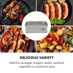 Grillmeile 3000R Elektrogrill 3000W Platte 54,5x35cm Geriffelt 15 Grillmeile 3000R Elektrogrill 3000W Platte 54,5x35cm Geriffelt -Optimal Küchengeräte Geschäft 10034449 yy 0005 logo Klarstein Grillmeile 3000R Pro Grill geriffelt