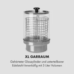 Wurstfabrik 450 Hot Dog Maker 450W 5L 30-100°C Glas Edelstahl 14 Wurstfabrik 450 Hot Dog Maker 450W 5L 30-100°C Glas Edelstahl -Optimal Küchengeräte Geschäft 10034450 de 0004 logo