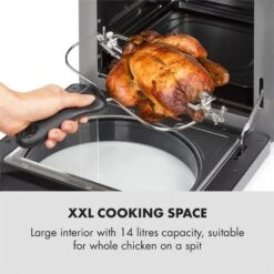 AeroVital Easy Touch Heißluftfritteuse 1700W 14l Timer 16 Programme Schwarz -Optimal Küchengeräte Geschäft 10034452 yy 0004 logo Klarstein AeroVital easy touch Fritteuse schwarz