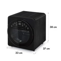 AeroVital Easy Touch Heißluftfritteuse 1700W 14l Timer 16 Programme Schwarz -Optimal Küchengeräte Geschäft 10034452 yy 0008 logo Klarstein AeroVital easy touch Fritteuse schwarz