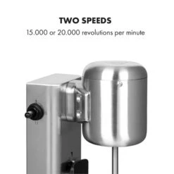Kraftpaket Milchshake-Mixer Proteinshake 80W Edelstahl Silber -Optimal Küchengeräte Geschäft 10034456 yy 0005 logo Klarstein Kraftpaket Pro Milchshake Mixer 80W