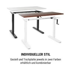 Multidesk Höhenverstellbarer Schreibtisch Manuell 73-123 Cm Höhe -Optimal Küchengeräte Geschäft 10034483 de 0008 logo