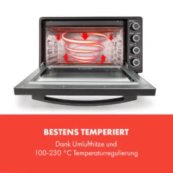 Masterchef 60 Mini-Backofen 60l 2000W 100-230 °C Timer Schwarz 13 Masterchef 60 Mini-Backofen 60l 2000W 100-230 °C Timer Schwarz -Optimal Küchengeräte Geschäft 10034498 de 0003 logo