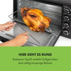 Masterchef 60 Mini-Backofen 60l 2000W 100-230 °C Timer Schwarz 16 Masterchef 60 Mini-Backofen 60l 2000W 100-230 °C Timer Schwarz -Optimal Küchengeräte Geschäft 10034498 de 0006 logo