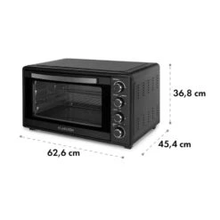 Masterchef 60 Mini-Backofen 60l 2000W 100-230 °C Timer Schwarz 19 Masterchef 60 Mini-Backofen 60l 2000W 100-230 °C Timer Schwarz -Optimal Küchengeräte Geschäft 10034498 yy 0009 logo Klarstein Masterchef 60 Mini Backofen 60l schwarz reedit