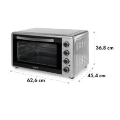 Masterchef 60 Mini-Backofen 60l 2000W 100-230 °C Timer Silber -Optimal Küchengeräte Geschäft 10034499 yy 0009 logo Klarstein Masterchef 60 Mini Backofen 60l silber
