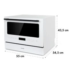 Azuria Geschirrspülmaschine 1380W 6,5L 6 Gedecke Schwarze Glasfront 24 Azuria Geschirrspülmaschine 1380W 6,5L 6 Gedecke Schwarze Glasfront -Optimal Küchengeräte Geschäft 10034510 yy 0011 logo Klarstein Azuria Geschirrspuelmaschine weiss