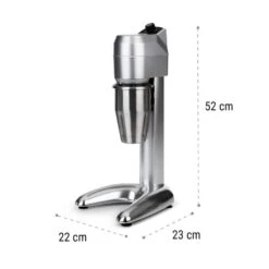 Kraftprotz Milchshake-Mixer Proteinshake 300W Stufenlos Edelstahl -Optimal Küchengeräte Geschäft 10034518 yy 0009 logo Klarstein Pro Kraftprotz Milchshake Mixer silber
