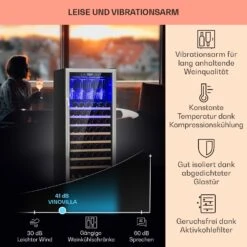 Vinovilla Grande 127 Built-in Uno Weinkühlschrank 320 Ltr 127 Fl. LED -Optimal Küchengeräte Geschäft 10034524 DE 0004 usp