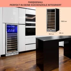 Vinovilla Grande 127 Built-in Uno Weinkühlschrank 320 Ltr 127 Fl. LED -Optimal Küchengeräte Geschäft 10034524 DE 0006 usp