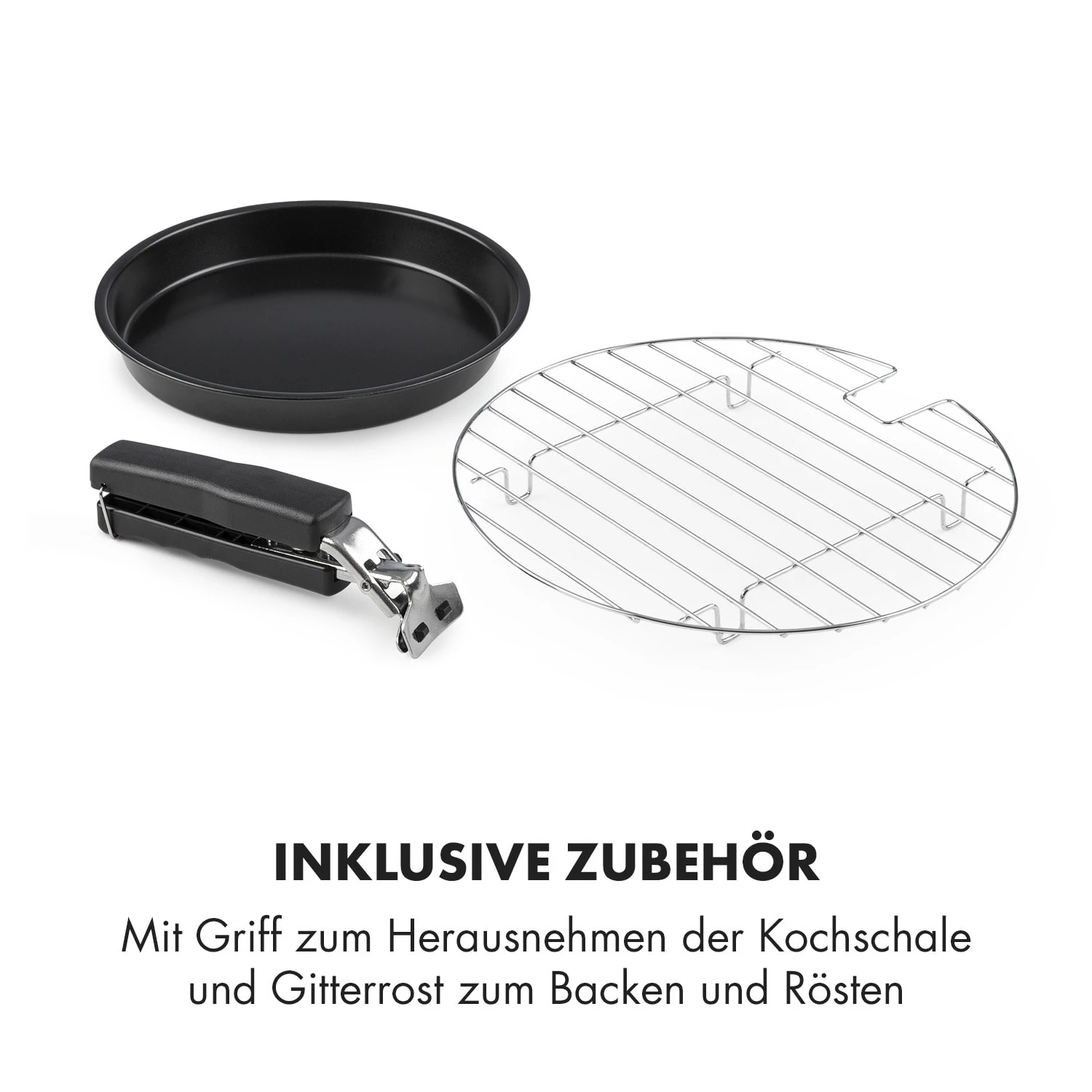 VitAir Pommesmaster Heißluftfritteuse 360° 1400W 50-240°C Timer 12 VitAir Pommesmaster Heißluftfritteuse 360° 1400W 50-240°C Timer – Bild 10