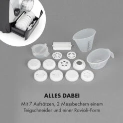 Pastamania Nudelmaschine 260W 7 Aufsätze 500 G 60 DB LED -Optimal Küchengeräte Geschäft 10034566 de 0006 logo