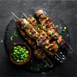 AeroVital Fry Kebab-Set | Zubehör | Edelstahl | 8 Spieße | Silber 7 AeroVital Fry Kebab-Set | Zubehör | Edelstahl | 8 Spieße | Silber -Optimal Küchengeräte Geschäft 10034577 yy 0003 ambient Klarstein AeroVital Fry Kebab Set