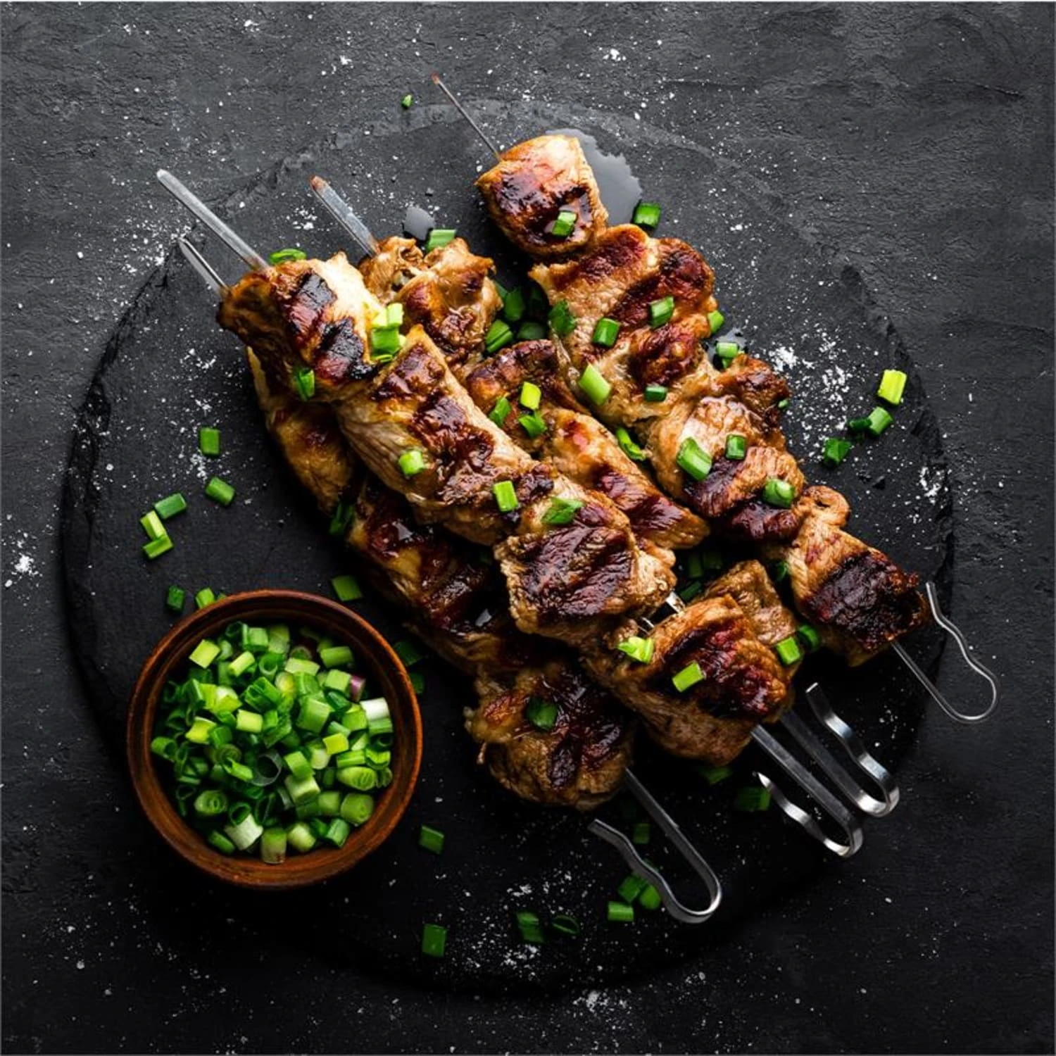 AeroVital Fry Kebab-Set | Zubehör | Edelstahl | 8 Spieße | Silber 5 AeroVital Fry Kebab-Set | Zubehör | Edelstahl | 8 Spieße | Silber – Bild 3