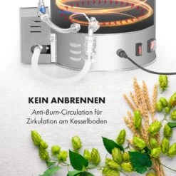 Brauheld Pro Maischekessel 2500W 30L 30-100°C Umwälzpumpe Edelstahl 14 Brauheld Pro Maischekessel 2500W 30L 30-100°C Umwälzpumpe Edelstahl -Optimal Küchengeräte Geschäft 10034586 de 0005 logo