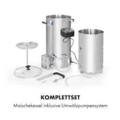 Brauheld Pro Maischekessel 2500W 30L 30-100°C Umwälzpumpe Edelstahl 15 Brauheld Pro Maischekessel 2500W 30L 30-100°C Umwälzpumpe Edelstahl -Optimal Küchengeräte Geschäft 10034586 de 0006 logo