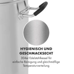 Brauheld Pro Maischekessel 2500W 30L 30-100°C Umwälzpumpe Edelstahl 17 Brauheld Pro Maischekessel 2500W 30L 30-100°C Umwälzpumpe Edelstahl -Optimal Küchengeräte Geschäft 10034586 de 0008 logo