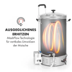 Brauheld Pro Maischekessel 2500W 35L 30-100°C Umwälzpumpe Edelstahl 14 Brauheld Pro Maischekessel 2500W 35L 30-100°C Umwälzpumpe Edelstahl -Optimal Küchengeräte Geschäft 10034587 de 0004 logo