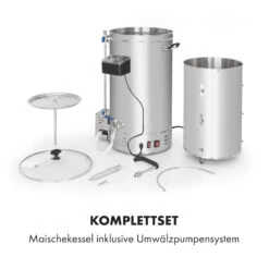 Brauheld Pro Maischekessel 3300W 45L 30-100°C Umwälzpumpe Edelstahl -Optimal Küchengeräte Geschäft 10034588 de 0006 logo