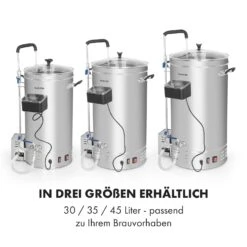 Brauheld Pro Maischekessel 3300W 45L 30-100°C Umwälzpumpe Edelstahl -Optimal Küchengeräte Geschäft 10034588 de 0007 logo