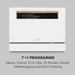 Lagoona Geschirrspülmaschine 1380W 6,5L 6 Gedecke Touch 18 Lagoona Geschirrspülmaschine 1380W 6,5L 6 Gedecke Touch -Optimal Küchengeräte Geschäft 10034631 de 0005 logo