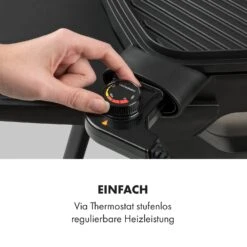 Gatsby Elektrogrill 2000W Antihaft-Grillfläche Seitentische Schwarz -Optimal Küchengeräte Geschäft 10034706 de 0005 logo