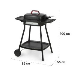 Gatsby Elektrogrill 2000W Antihaft-Grillfläche Seitentische Schwarz -Optimal Küchengeräte Geschäft 10034706 yy 0009 dimensions