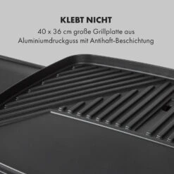 Gatsby Elektrogrill 2000W Antihaft-Grillfläche Seitentische -Optimal Küchengeräte Geschäft 10034707 de 0004 logo
