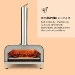 Diavolo Pizza-Pelletofen Inkl. Pizzastein Thermometer Edelstahl -Optimal Küchengeräte Geschäft 10034709 de 0003 logo