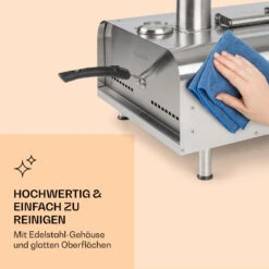 Diavolo Pizza-Pelletofen Inkl. Pizzastein Thermometer Edelstahl -Optimal Küchengeräte Geschäft 10034709 de 0005 logo