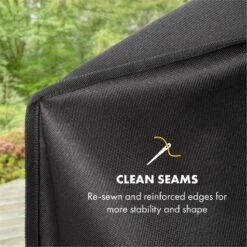 Tomahawk Wetterschutzhaube 600D Canvas 30/70% PE/PVC Schwarz -Optimal Küchengeräte Geschäft 10034713 yy 0004 logo Klarstein Tomahawk Wetterschutzhaube 140cm