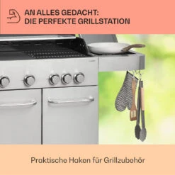 Valkyrie Gasgrill 4x3,5 KW + 3,15 KW Brenner 74x44 Cm Grill Edelstahl 16 Valkyrie Gasgrill 4x3,5 KW + 3,15 KW Brenner 74x44 Cm Grill Edelstahl -Optimal Küchengeräte Geschäft 10034715 de 0007 usp