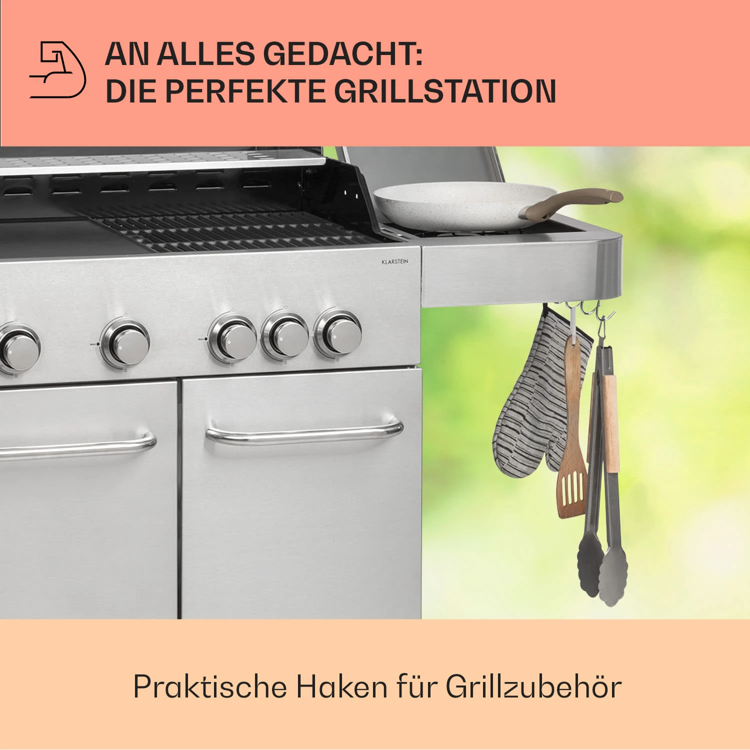 Valkyrie Gasgrill 4x3,5 KW + 3,15 KW Brenner 74x44 Cm Grill Edelstahl 9 Valkyrie Gasgrill 4x3,5 KW + 3,15 KW Brenner 74x44 Cm Grill Edelstahl – Bild 7