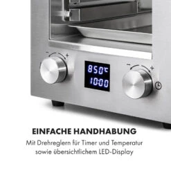 Hannibal Hochtemperaturgrill Indoor 2.200W 850°C Edelstahl Silber -Optimal Küchengeräte Geschäft 10034803 de 0005 logo