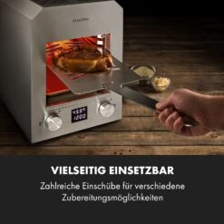 Hannibal Hochtemperaturgrill Indoor 2.200W 850°C Edelstahl Silber -Optimal Küchengeräte Geschäft 10034803 de 0006 logo