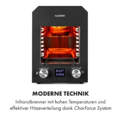 Hannibal Hochtemperaturgrill Indoor 2.200W 850°C Edelstahl Schwarz -Optimal Küchengeräte Geschäft 10034804 de 0003 logo