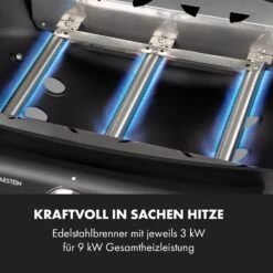 Vanquish Gasgrill 3 Edelstahlbrenner 3 X 3 KW 63,5 X 45 Cm Grillfläche 14 Vanquish Gasgrill 3 Edelstahlbrenner 3 X 3 KW 63,5 X 45 Cm Grillfläche -Optimal Küchengeräte Geschäft 10034805 de 0004 logo