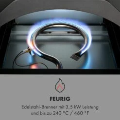 Pizzaiolo Pro Pizza-Gasgrill 76x143x66cm Schamottestein Stahl Mobil 16 Pizzaiolo Pro Pizza-Gasgrill 76x143x66cm Schamottestein Stahl Mobil -Optimal Küchengeräte Geschäft 10034844 de 0005 logo