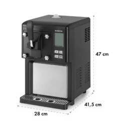 Sweet Sundae Eiscrememaschine Kompressor 1,5l Edelstahl Schwarz -Optimal Küchengeräte Geschäft 10034911 yy 0010 logo Klarstein Sahnehaeubchen Eiscrememaschine schwarz