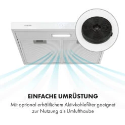 Contempo Neo Unterbau-Dunstabzugshaube 60cm 175m³/h LED Edelstahl Acryl Weiß -Optimal Küchengeräte Geschäft 10034961 de 0003 logo